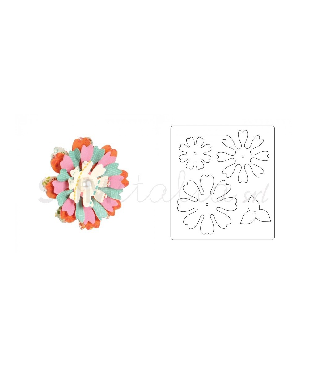 Bigz Die Flower, Heart & Soul by Eileen Hull Sizzix - Big Shot - 1