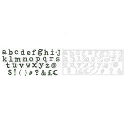 Bigz XL Alphabet Die Typo Lower by Tim Holtz Sizzix - Big Shot - 1