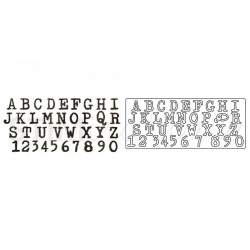 Sizzix, Bigz XL Alphabet Die Typo Upper by Tim Holtz Sizzix - Big Shot - 1