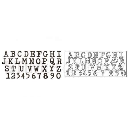 Bigz XL Alphabet Die Typo Upper by Tim Holtz Sizzix - Big Shot - 1