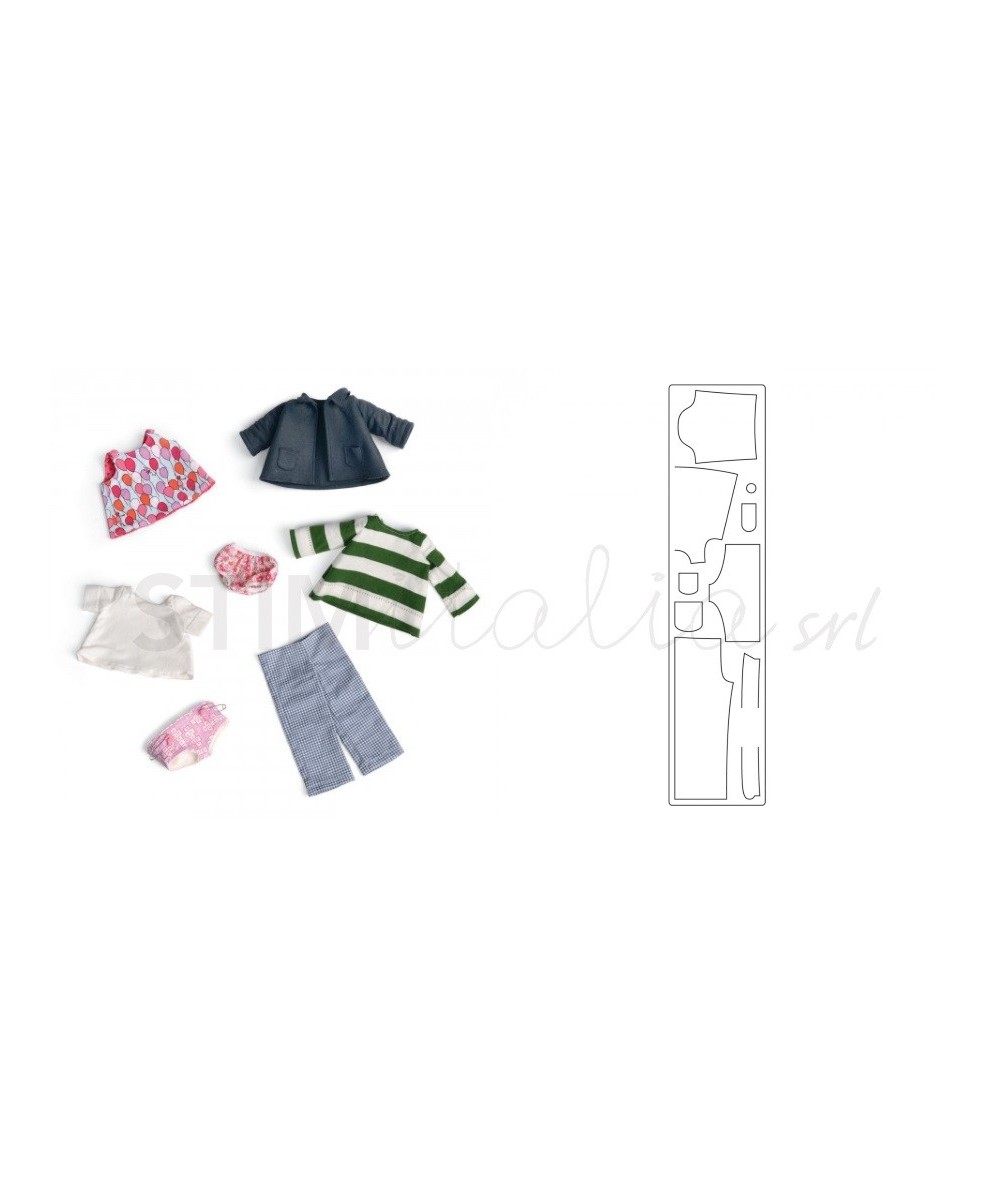 Bigz XL 25" Die Doll Clothes by Kid Giddy Sizzix - Big Shot - 1