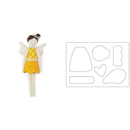 Bigz Plus Die - Angel Softee by Samantha Barnett Sizzix - Big Shot - 1