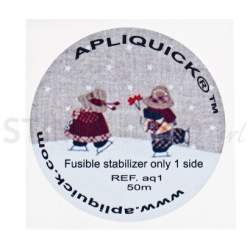 Fliselina Termoadesiva per Tecnica Apliquick, 100 x 90 cm - FUSIBLE STABILIZER Apliquick - 2