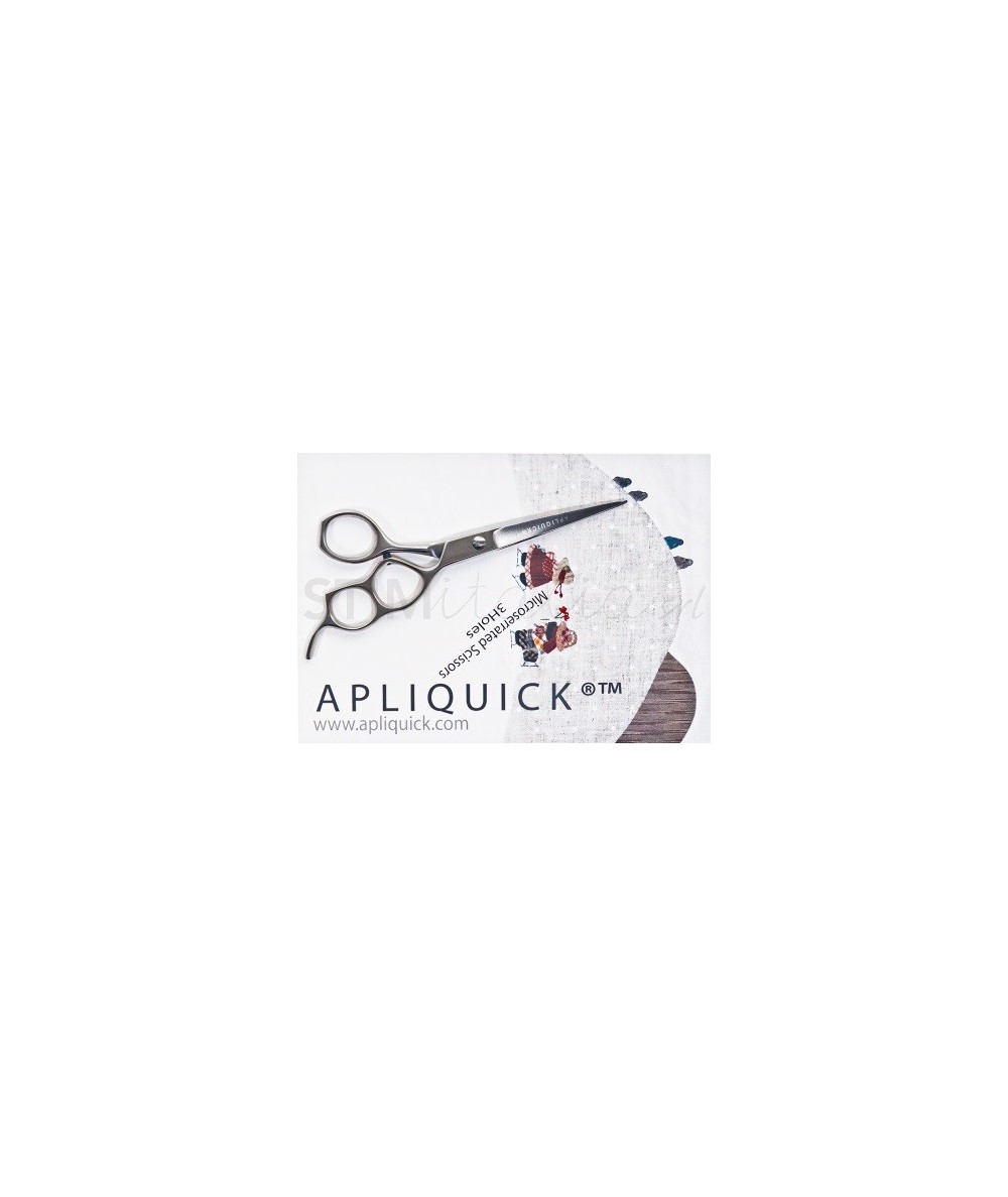 Forbici Ergonomiche Microdentate Apliquick - 3 HOLES MICROSERRATED Apliquick - 1