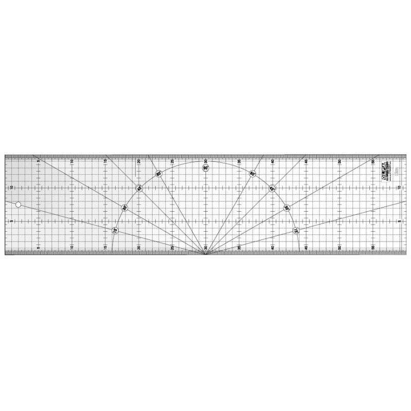 Righello Patchwork 15 x 60 cm - OLFA Antiscivolo e Frosted Olfa - 1