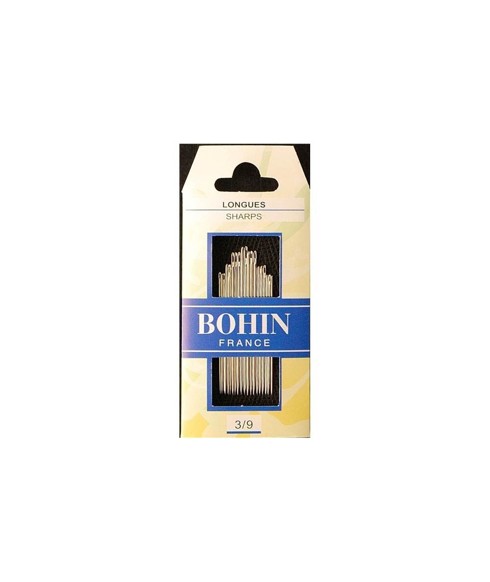 Bohin, Aghi Longues Lunghi con Punta Sottile A1F per Cucito a Mano n3/9 - 20pz Bohin - 1