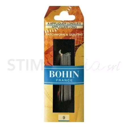 Bohin, Aghi Longues Lunghi per Applique a Mano n9 - 15pz Bohin - 1