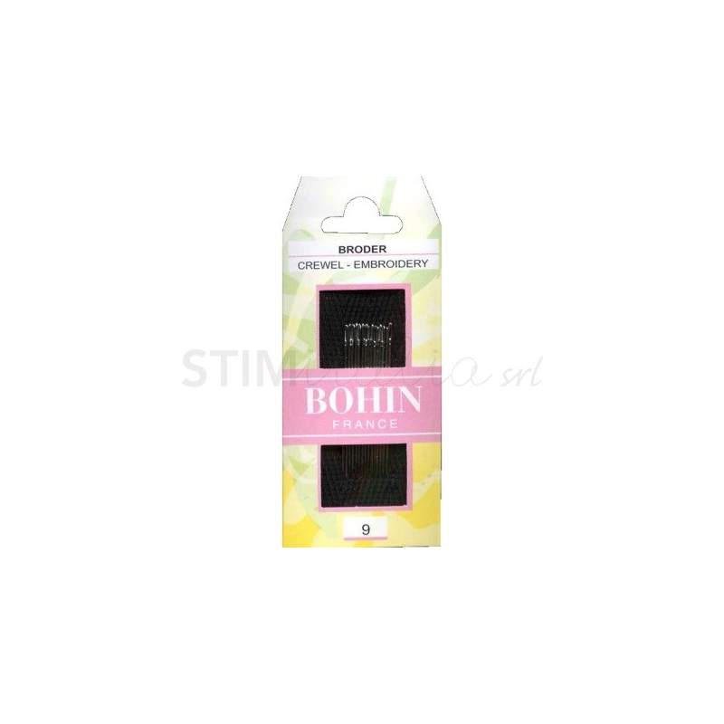 Bohin, Aghi Embroidery da Ricamo A41F per Ricamare su Lino, Lana e Cotone n9 - 15pz Bohin - 1 Bohin, Aghi Embroidery da Ricamo A41F per Ricamare su Lino, Lana e Cotone n9 - 15pz Bohin - 1