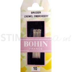 Bohin, Aghi Embroidery da Ricamo n10 per Ricamare su Lino, Lana e Cotone - 15pz Bohin - 1