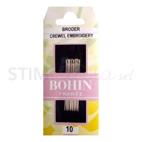 Bohin, Aghi Embroidery da Ricamo A41F per Ricamare su Lino, Lana e Cotone n10 - 15pz Bohin - 1