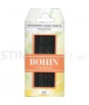 Bohin, Aghi Embroidery da Ricamo con Punta Arrotondata A42F per Ricamare su Lino, Tela, Tela Aida n28 - 6pz Bohin - 1