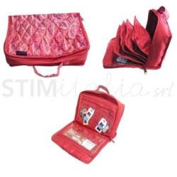 Bohin, ANAIS Borsa Trousse Porta Lavoro Rossa - 8 scomparti Bohin - 1