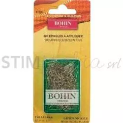 Bohin, Spilli senza Testa per Applique, in nikel da 14 x 0,60 mm - 500pz Bohin - 1