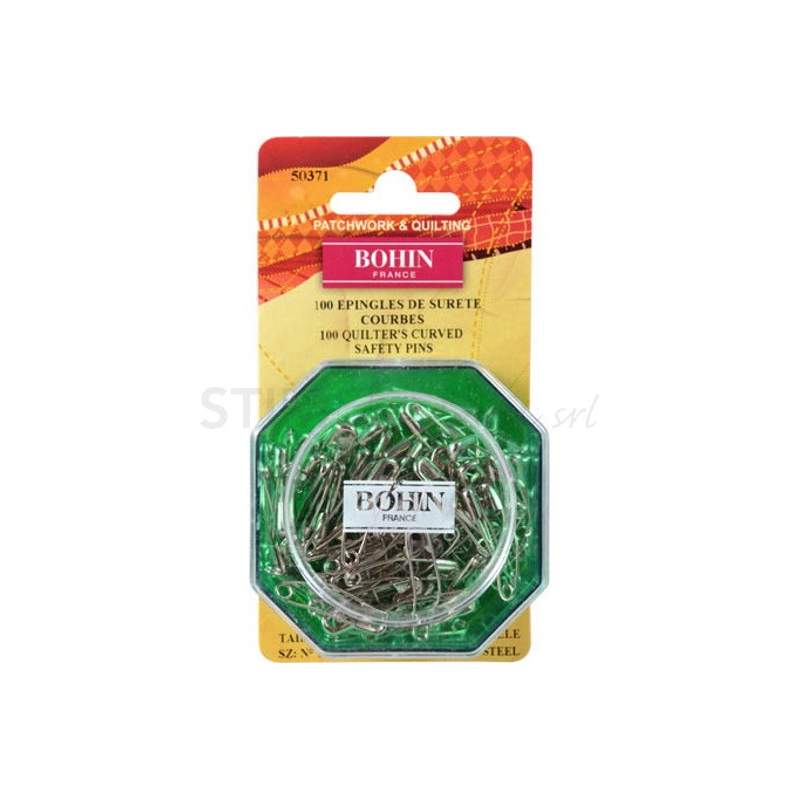 Bohin, Spille da Balia Curve n1 da 28 mm - 100pz Bohin - 2