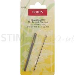 Bohin, Aghi Laces Threading Piatti Passa Nastri A61 da 1,6/5 mm - 2pz Bohin - 1