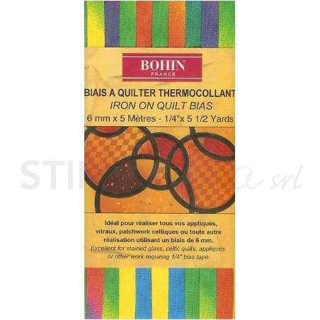 Bohin, Nastro Termoadesivo Multicolor da 6 mm - 5 metri Bohin - 1