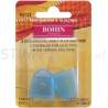 Ditale per Quilting a Macchina in Silicone - 2x Blu misura L - Bohin Bohin - 1