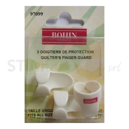 Salvadito per Quilting in Plastica Bianca - 3x Taglia Unica - Bohin Bohin - 1