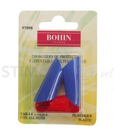 Bohin, Proteggi dita per Quilter, Blu Regolabile - 3pz Bohin - 1