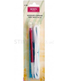 Bohin, Kit per Etichettare - Penna, Normografo e Nastro Termoadesivo, 4 m Bohin - 1