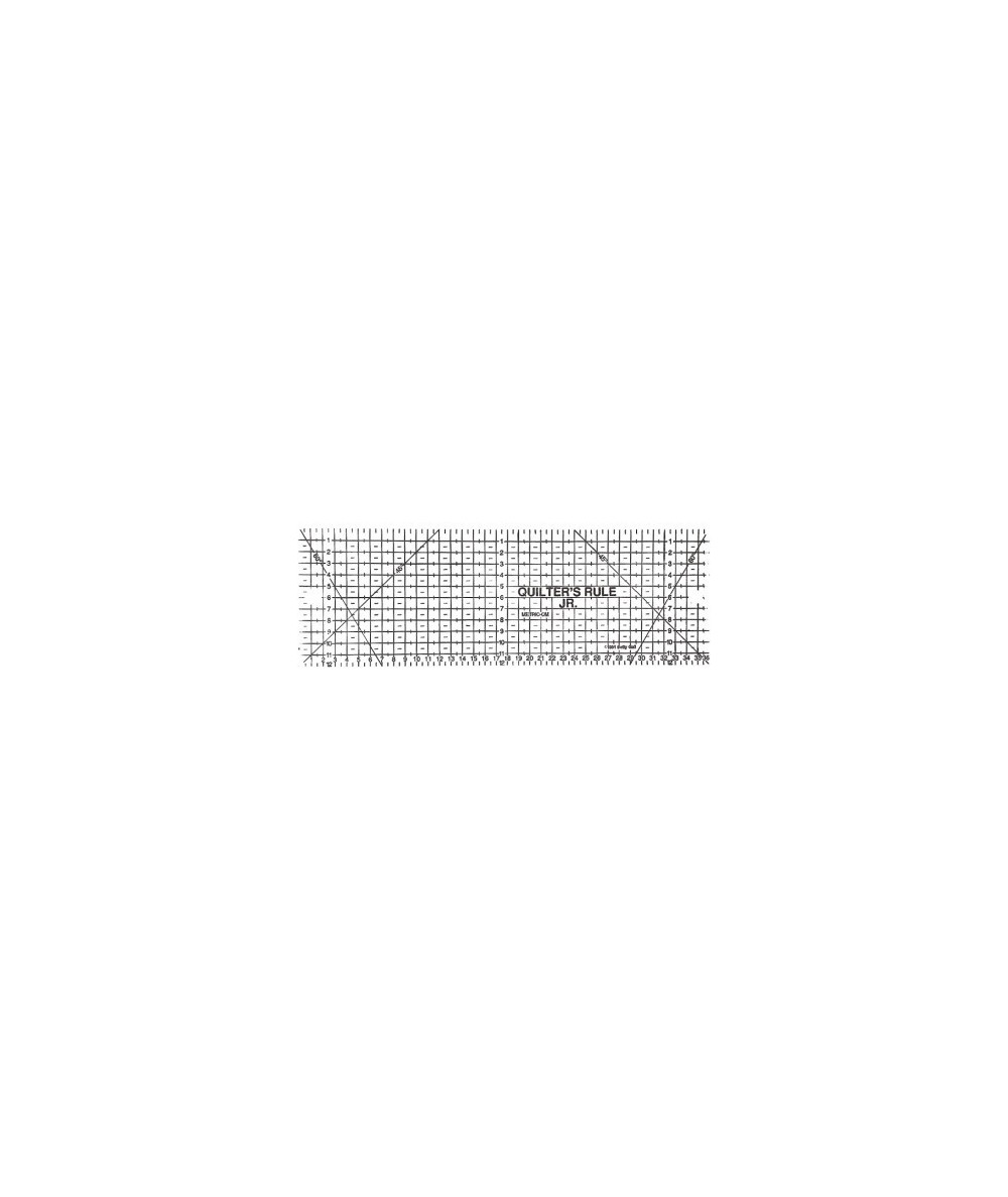 Bohin, Riga Patchwork Quilters Rule, Griglia Blu - 11 x 35 cm Bohin - 1 Bohin, Riga Patchwork Quilters Rule, Griglia Blu - 11 x 35 cm Bohin - 1
