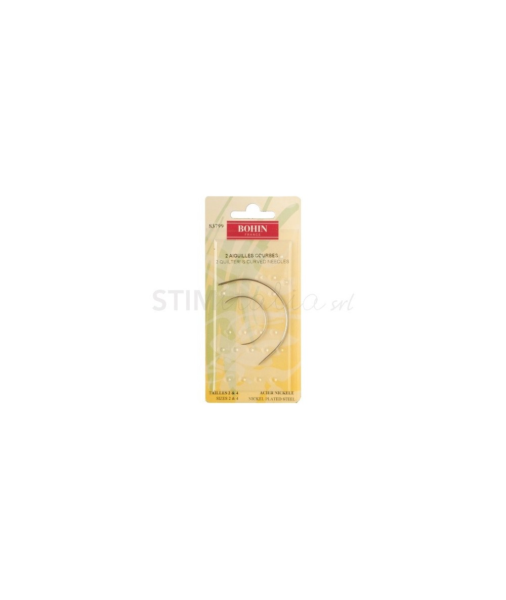 Bohin, Aghi Curvi per Cucire a Mano per Bambole, Quilting e Cucito Creativo n2/4 - 2pz Bohin - 1