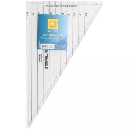 Ez Quilting 120° Triangle - Squadra Patchwork Triangolo 120 gradi, in pollici EZ Quilting - 1