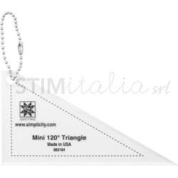 Ez Quilting MINI 120° TRIANGLE - Squadretta Triangolare da 4,5 x 2,5 pollici EZ Quilting - 1