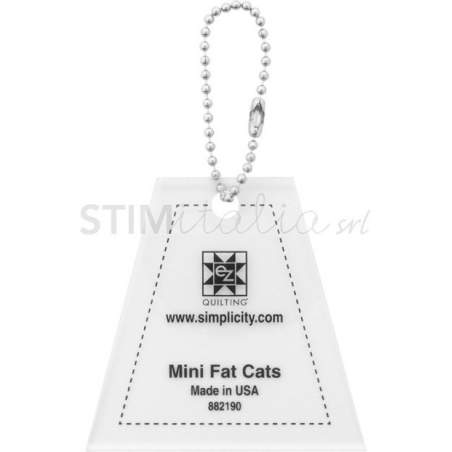 Ez Quilting MINI FAT CATS - Squadretta per Template Fat Cats EZ Quilting - 1