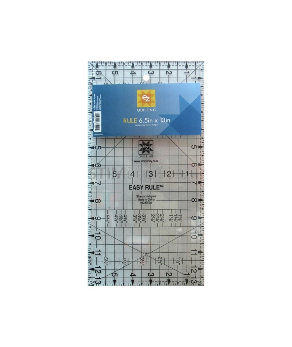 Ez Quilting Easy Rule - 13 x 6,5 inch EZ Quilting - 1 Ez Quilting Easy Rule - 13 x 6,5 inch EZ Quilting - 1