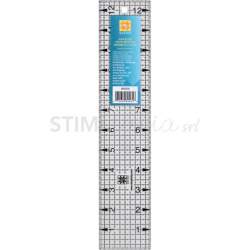 Ez Quilting Mini Ruler - Righello Patchwork da 2,5 x 12,5 pollici EZ Quilting - 1