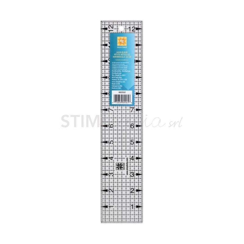 Ez Quilting Mini Ruler - Righello Patchwork in Sedicesimi da 2,5 x 12,5 pollici EZ Quilting - 1