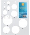 Ez Quilting CIRCLES TEMPLATE SHEET EZ Quilting - 1