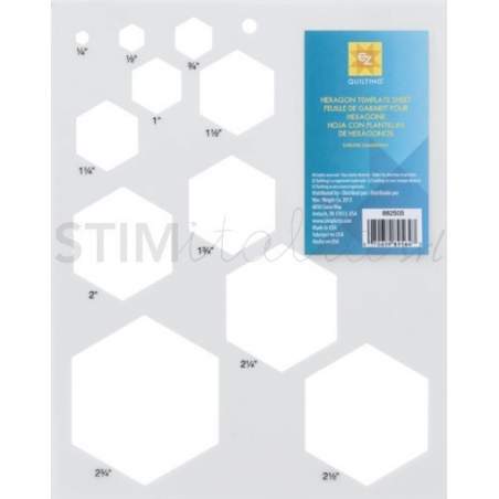 Ez Quilting HEXAGON TEMPLATE SHEET EZ Quilting - 1