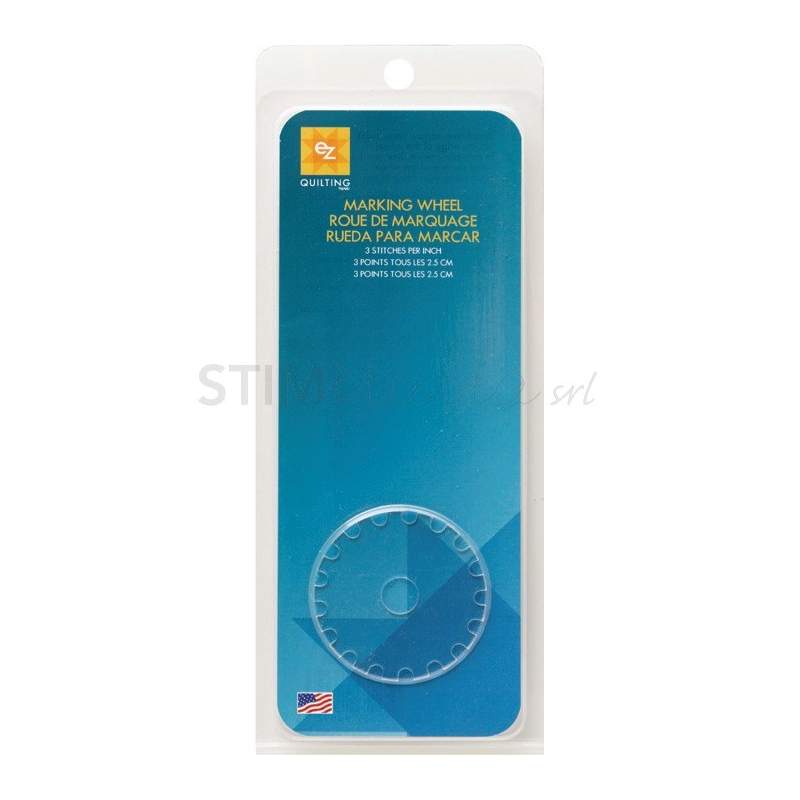 Ez Quilting Big Stitch Wheel 3 - Rotella di Ricambio per Segnare a 3 pollici EZ Quilting - 1 Ez Quilting Big Stitch Wheel 3 - Rotella di Ricambio per Segnare a 3 pollici EZ Quilting - 1
