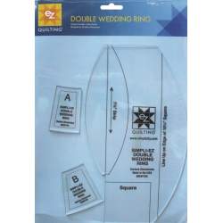 Ez Quilting Double Wedding Ring - Squadra Patchwork Doppio Anello Nuziale EZ Quilting - 1