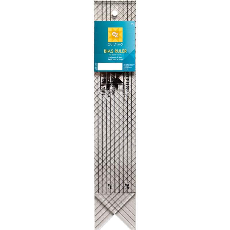 Ez Quilting Bias Ruler - Righello Patchwork per Binding EZ Quilting - 1 Ez Quilting Bias Ruler - Righello Patchwork per Binding EZ Quilting - 1