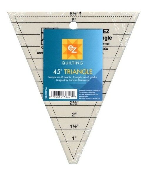 Ez Quilting 45° Triangle - Squadra Patchwork Triangolo 45 gradi, in pollici