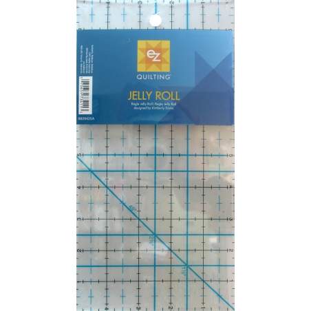 Ez Quilting, Jelly Roll Ruler - Squadretta Patchwork tagliare Jelly Roll EZ Quilting - 1