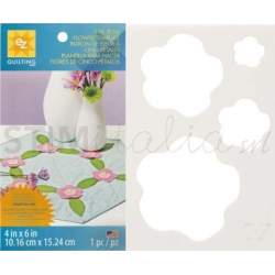 Ez Quilting Sagoma in Plastica flessibile, FIORE A 5 PETALI EZ Quilting - 1