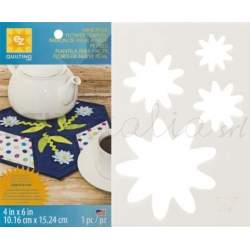 Ez Quilting Sagoma in Plastica flessibile, FIORE A 9 PETALI EZ Quilting - 1