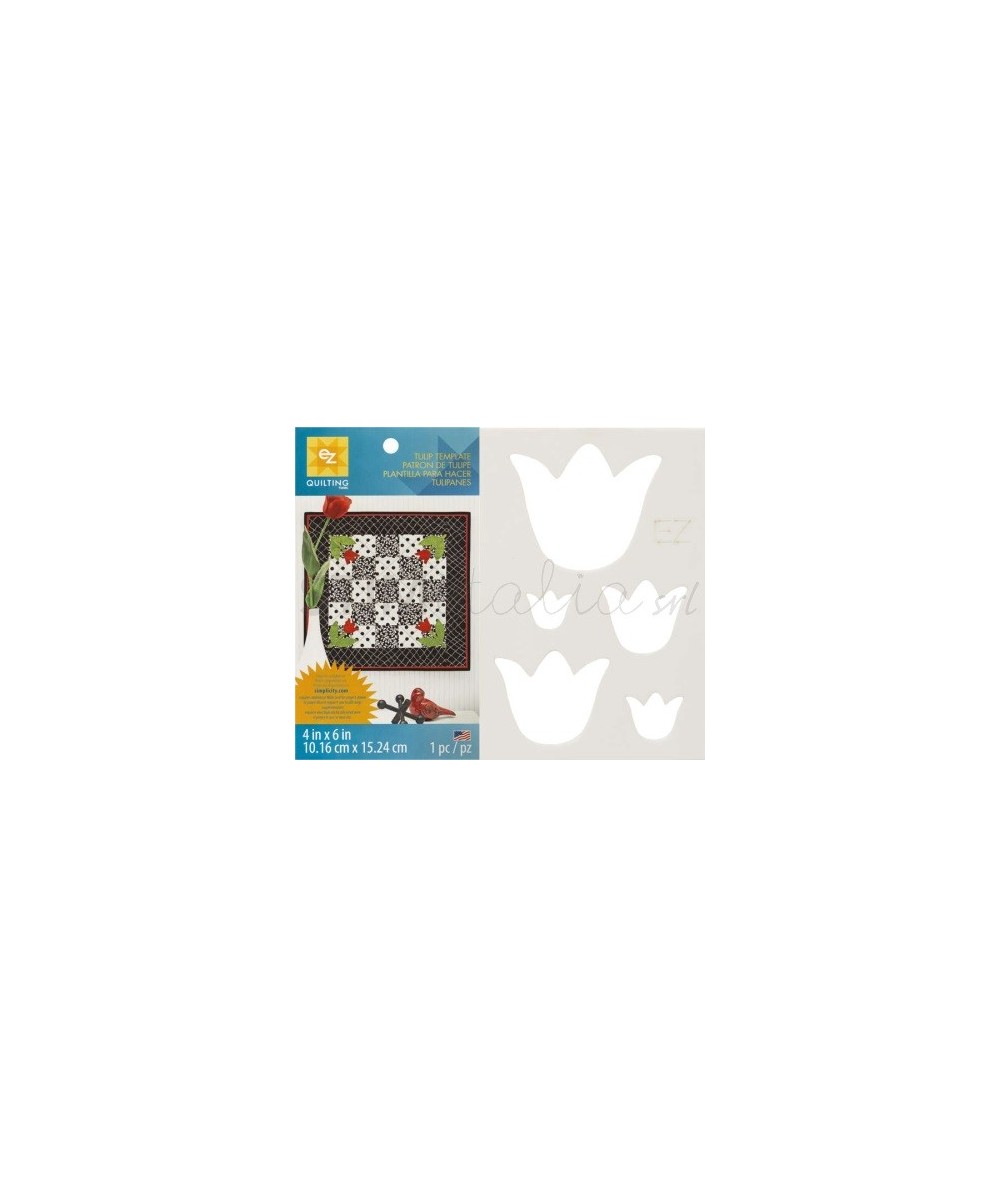 Ez Quilting Sagoma in Plastica flessibile, TULIPANO EZ Quilting - 1 Ez Quilting Sagoma in Plastica flessibile, TULIPANO EZ Quilting - 1