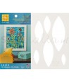Ez Quilting Sagoma in Plastica flessibile, FOGLIA LARGA EZ Quilting - 1 Ez Quilting Sagoma in Plastica flessibile, FOGLIA LARGA EZ Quilting - 1