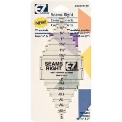 Ez Quilting Seams Right - Squadra per Misurare con Precisione fino a 2 pollici EZ Quilting - 1