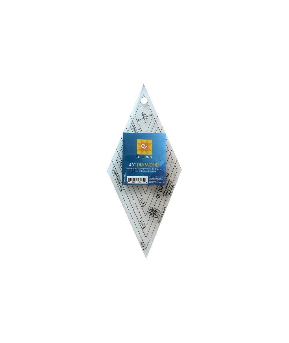 Ez Quilting 45° Diamond - Squadra Patchwork Diamante, in pollici EZ Quilting - 1 Ez Quilting 45° Diamond - Squadra Patchwork Diamante, in pollici EZ Quilting - 1