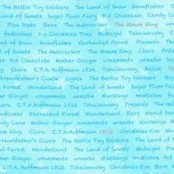 Lecien L's Modern Magical Winter Time, Tessuto Turchese Sfumato con Scritte Lecien Corporation - 1