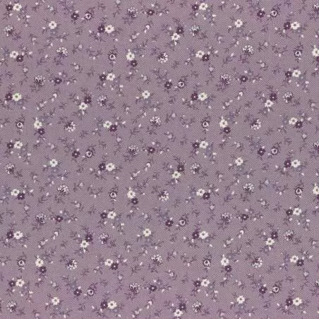 Lecien Mrs March's in Antique, Tessuto Viola con Fiorellini e Righe Lecien Corporation - 1