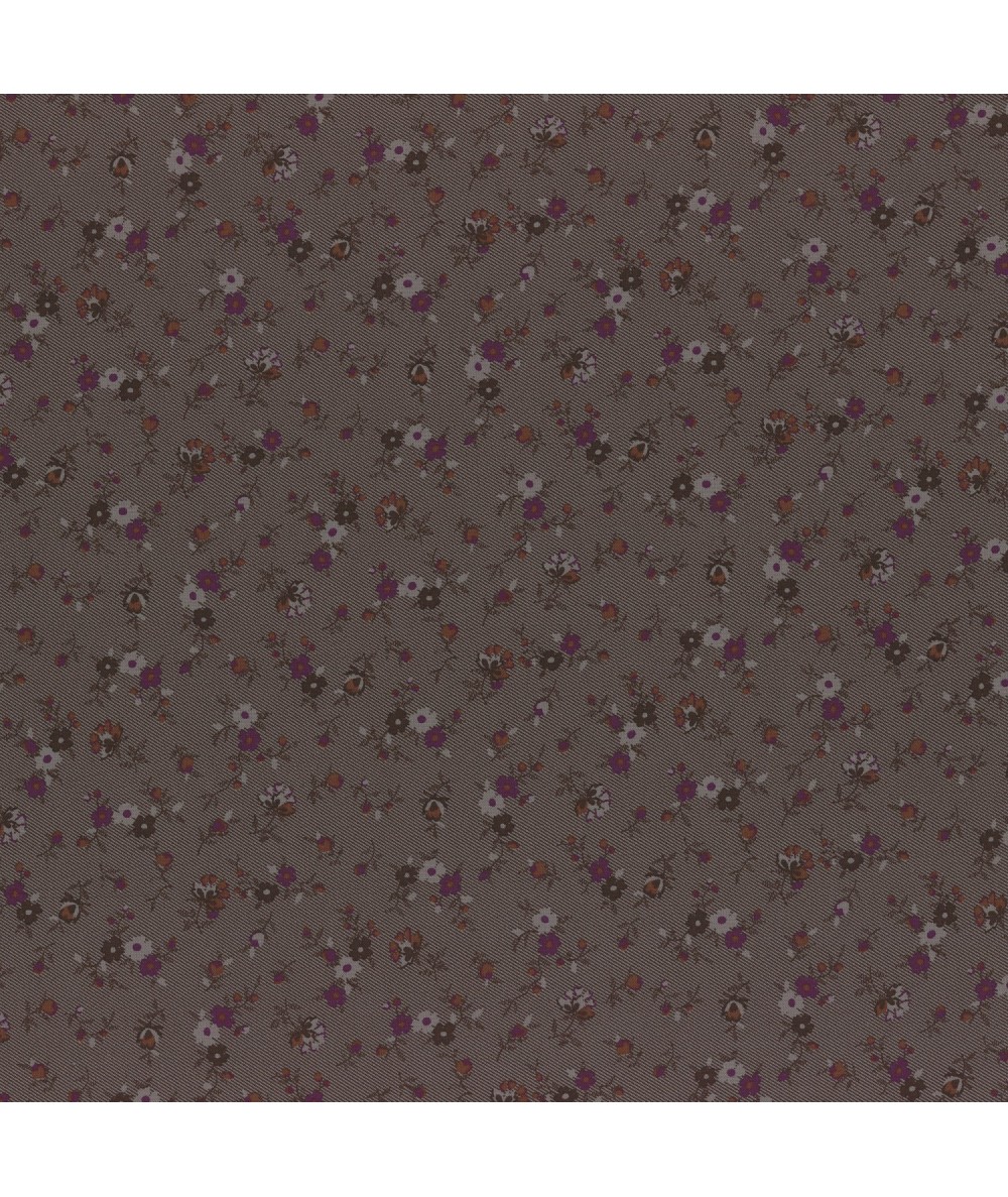 Lecien Mrs March's in Antique, Tessuto Marrone Viola con Fiorellini e Righe Lecien Corporation - 1 Lecien Mrs March's in Antique, Tessuto Marrone Viola con Fiorellini e Righe Lecien Corporation - 1