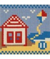 Elizabeth Bradley, For Children, BEACH HUT - 6x6 pollici Elizabeth Bradley - 1
