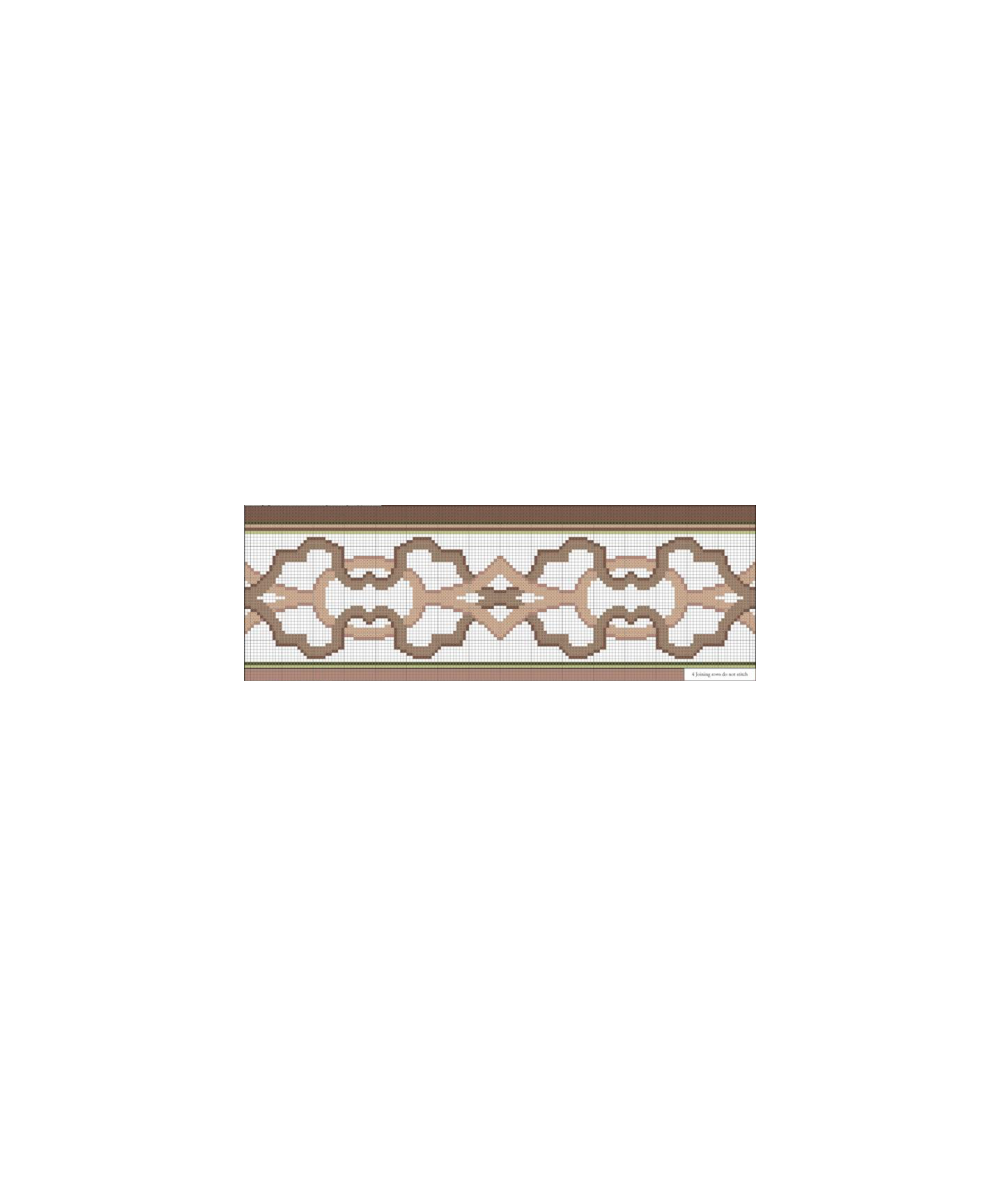 Elizabeth Bradley, Bordi, 2 Laterali, BROWN TRELLIS Elizabeth Bradley - 1